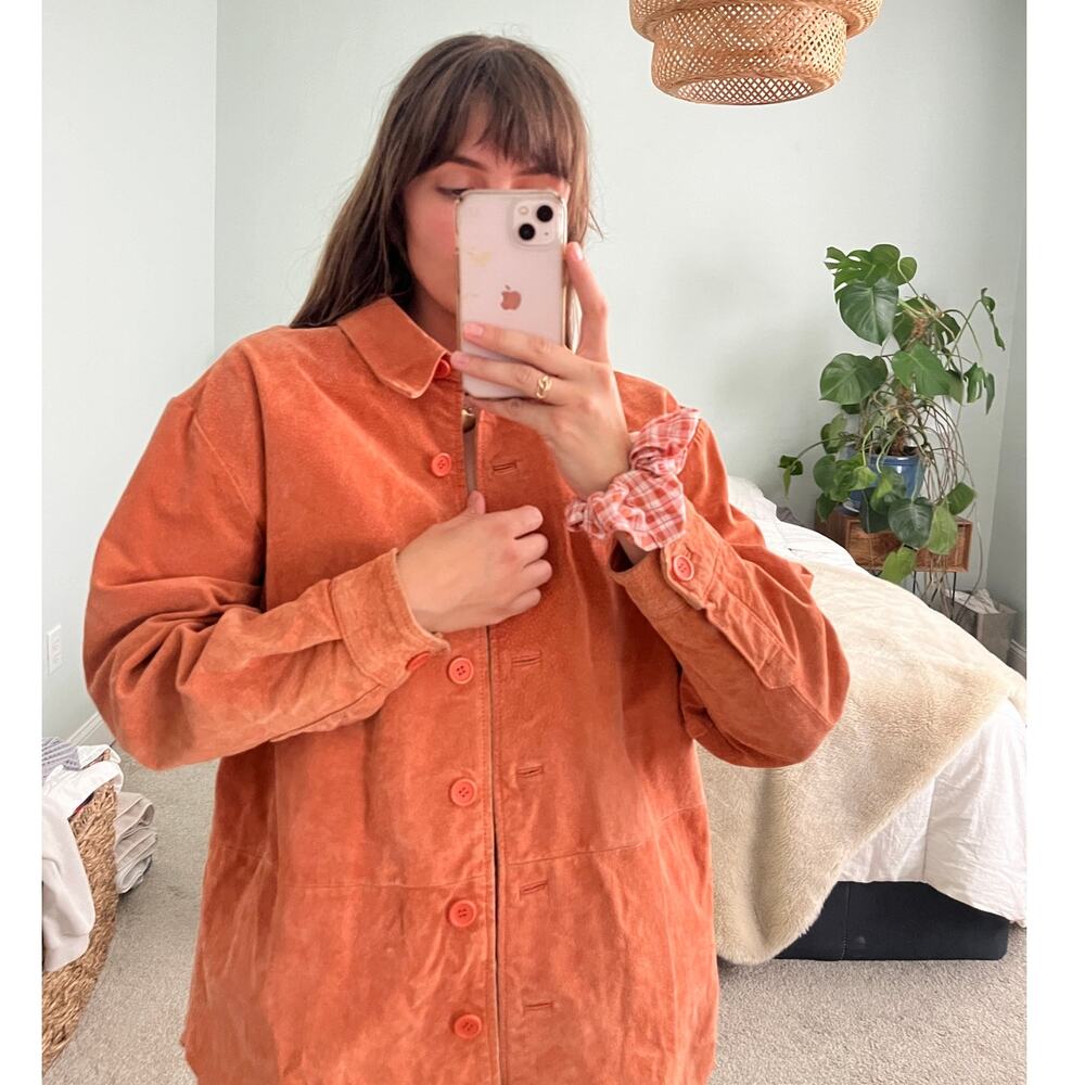 Vintage "Pumpkin" Suede Jacket